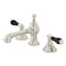 Kingston Brass KC7066PKL Duchess Widespread Bathroom Faucet W/ Brass Pop-Up, Nickel KC7066PKL - alternate 1